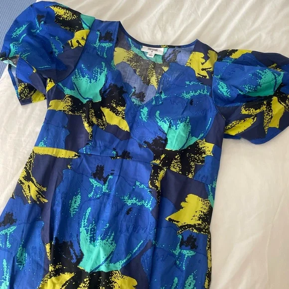 Target x Christopher John Rogers Blue Floral Dress - Picture 4 of 5
